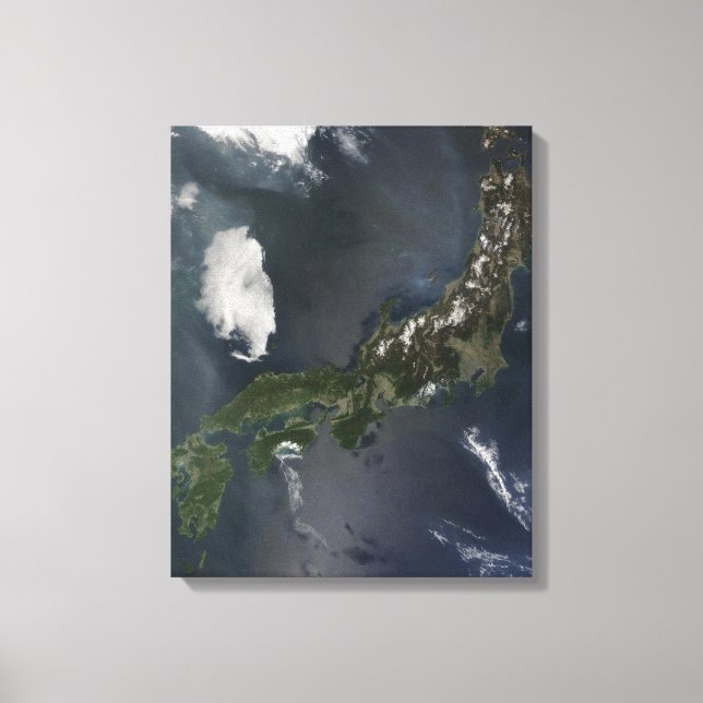 Japan's main island, Honshu Canvas Print (Front)