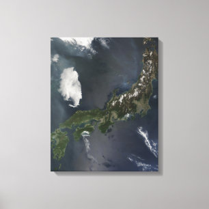 Japan's main island, Honshu Canvas Print