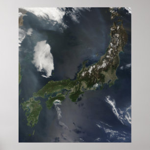 Japan's main island, Honshu Poster