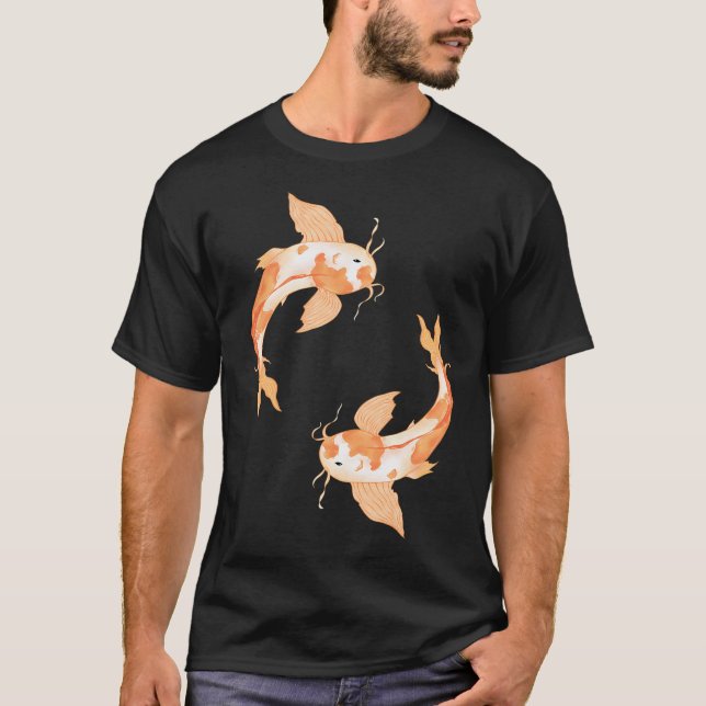 Japenese Koi Fish double T-Shirt (Front)