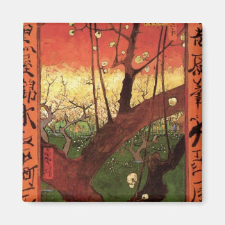 Japonaiserie Plum Tree Hiroshige -Vincent van Gogh Magnet