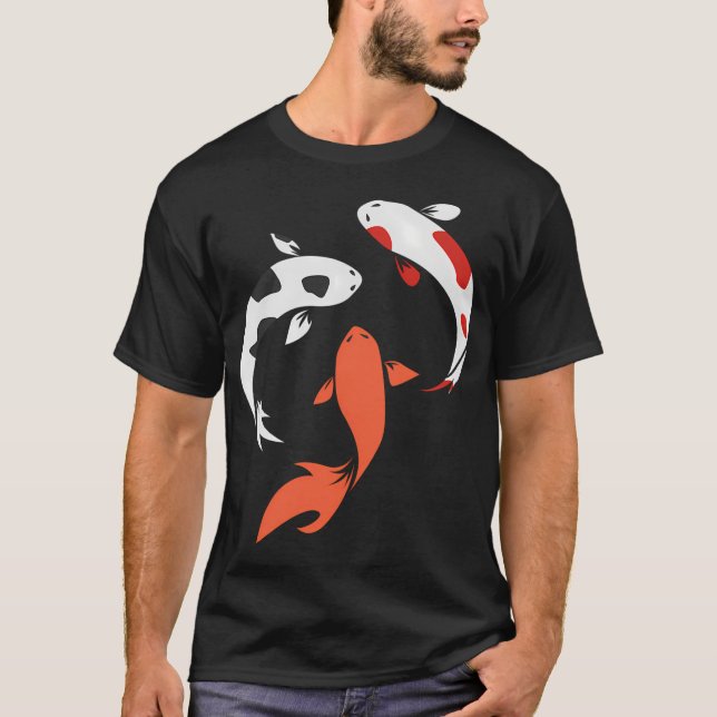 Japonese Fish Colour T-Shirt (Front)
