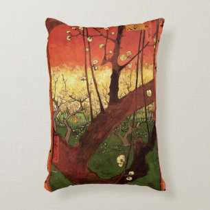 Japonism: Flowering Plum Tree by Vincent van Gogh Decorative Cushion