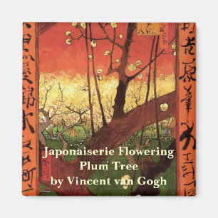 Japonism: Flowering Plum Tree by Vincent van Gogh Magnet