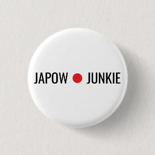 Japow Junkie 3 Cm Round Badge