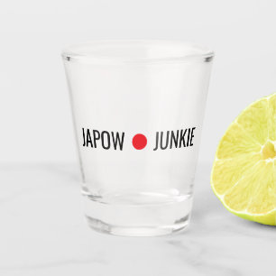Japow Junkie  Shot Glass