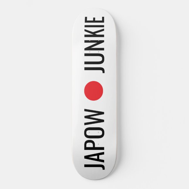 Japow Junkie  Skateboard (Front)