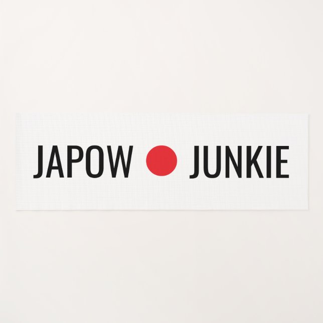 Japow Junkie  Yoga Mat (Front (Horizontal))