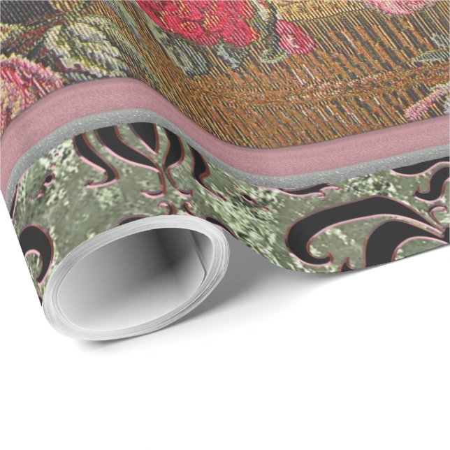 Jaquebloom Floral Wrapping Paper (Roll Corner)