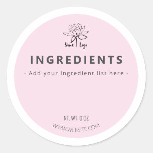 Jar Bottom Ingredient Labels