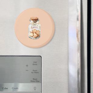 Jar Heart Cookies White Bow Magnet