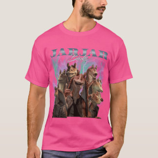 Jar Jar Retroribute family funny T-Shirt