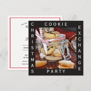Jar Of Cookies "Exchange Christmas Party" Invitation