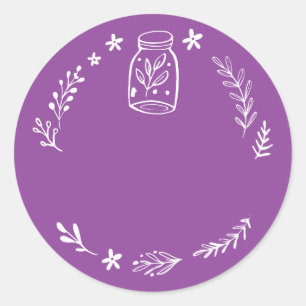 Jar / Spice Blank Sticker Label