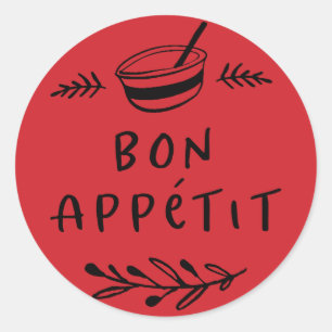 Jar / Spice Bon Appétit Sticker Label