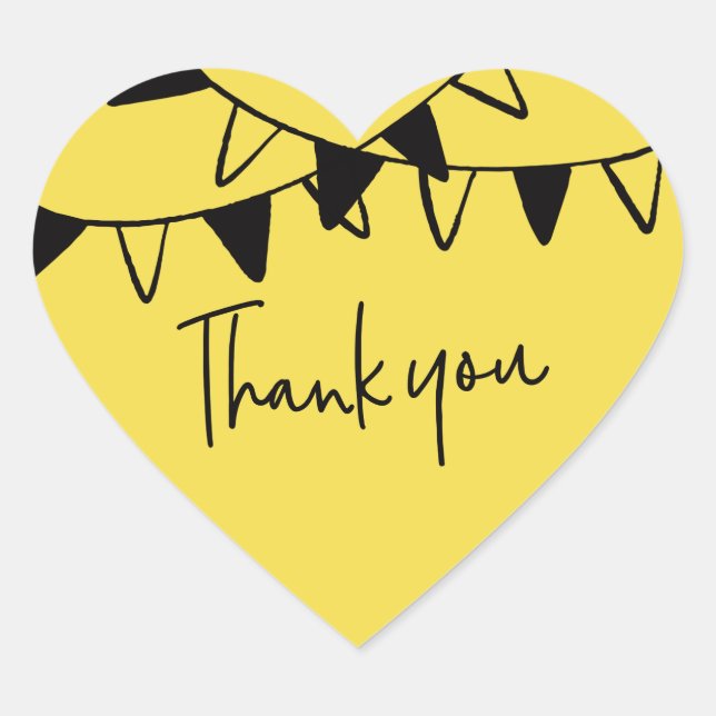 Jar / Spice Thank You Blank Sticker Label X (Front)