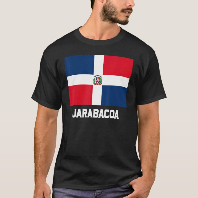 Jarabacoa Dominican Republic Flag Emblem Escudo Cr T-Shirt (Front)