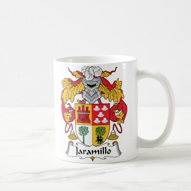 Jaramillo Family Crest Coffee Mug (Right)