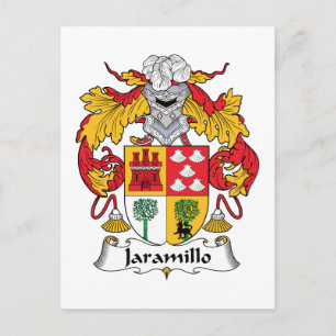 Jaramillo Family Crest Postcard