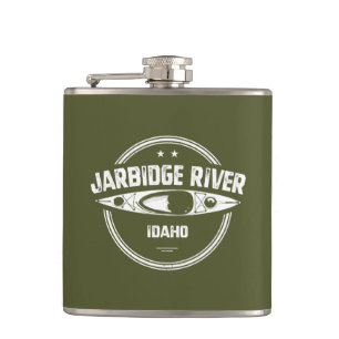 Jarbidge River Idaho Kayaking Hip Flask