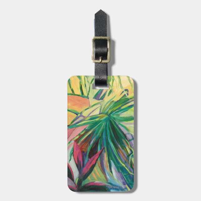 Jardin Abstracto I Luggage Tag (Front Vertical)