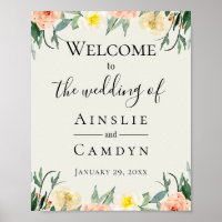 Jardin De Fleurs Wedding Welcome