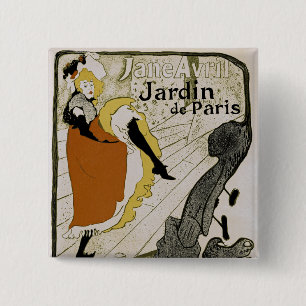 Jardin de Paris 15 Cm Square Badge