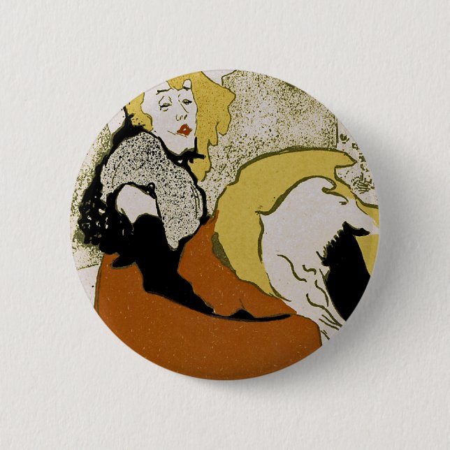 Jardin de Paris 6 Cm Round Badge (Front)
