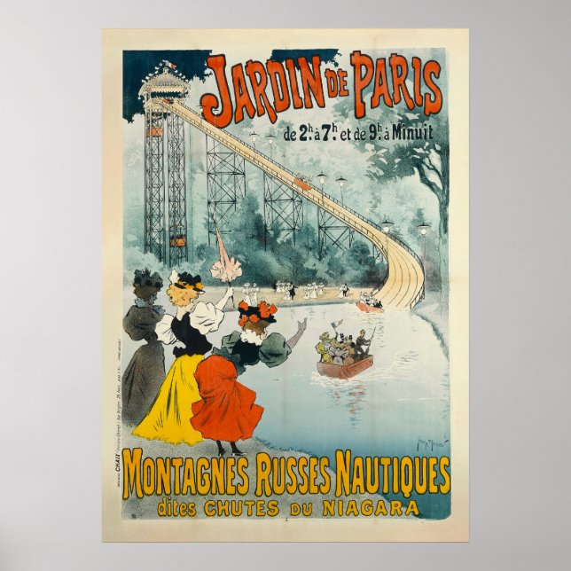 Jardin de Paris | Georges Meunier Poster (Front)