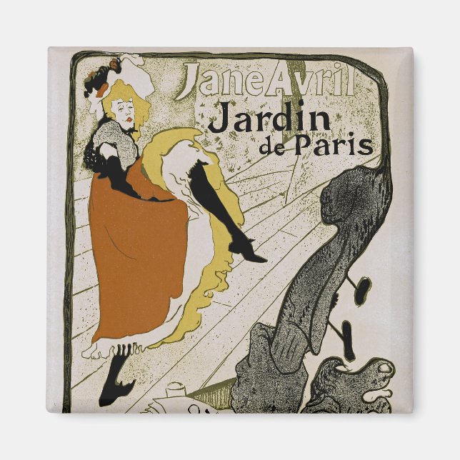 Jardin de Paris Magnet (Front)