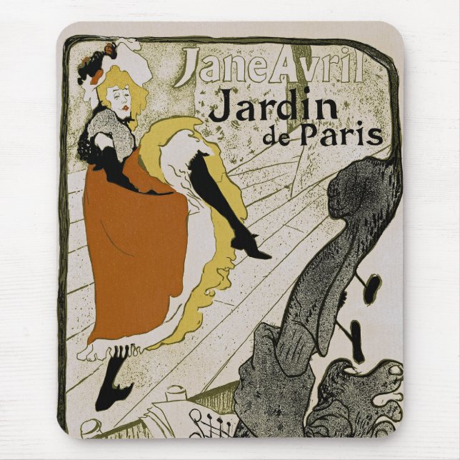 Jardin de Paris Mouse Mat (Front)