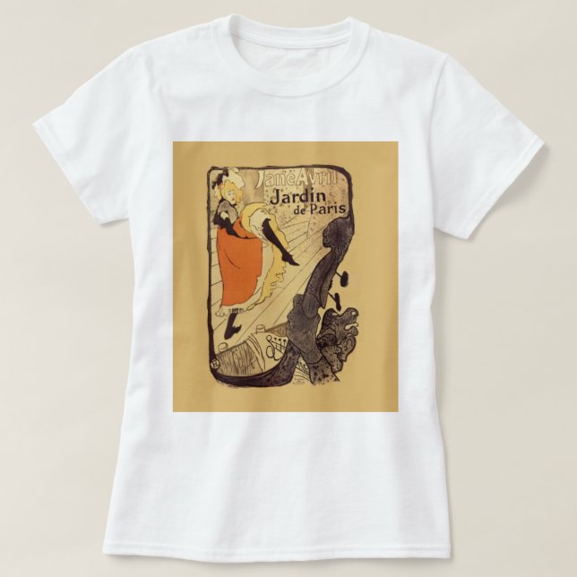 Jardin de Paris - Toulouse-Lautrec T-Shirt (Design Front)