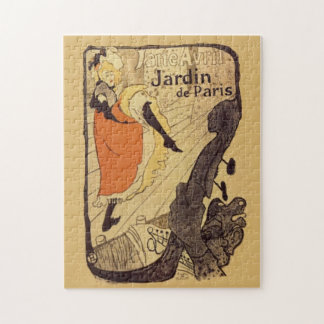 Jardin de Paris - Toulouse-Lautrec Vintage Cabaret Jigsaw Puzzle