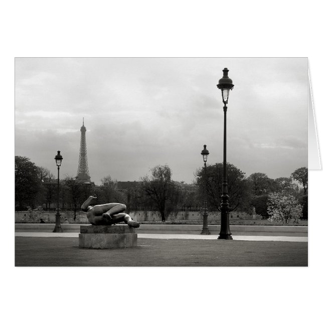Jardin des Tuileries Card (Front Horizontal)