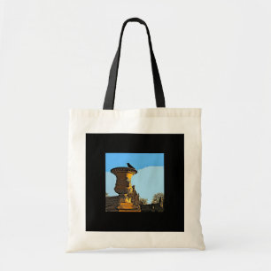 Jardin des Tuileries Crow - Painting Tote Bag
