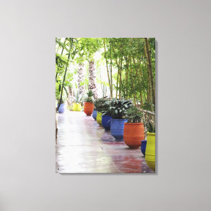 Jardin Majorelle, Majorelle Garden, now a public Canvas Print