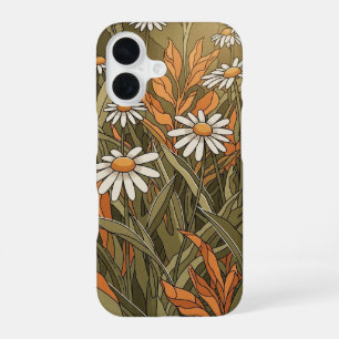 Jardin Vintage aux Marguerites iPhone 16 Case