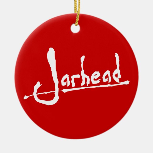 JARHEAD CERAMIC TREE DECORATION (Front)