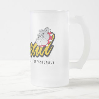 Jarhead Design Frosted Glass Beer Mug