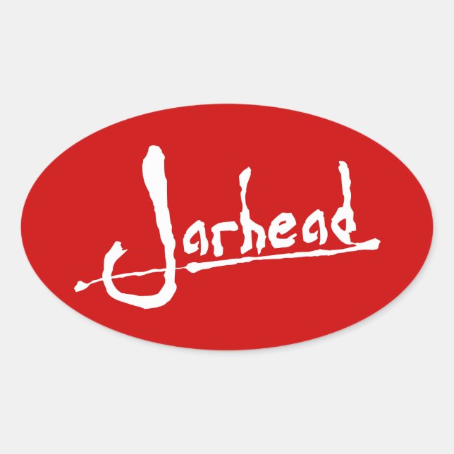 JARHEAD OVAL STICKER (Front)