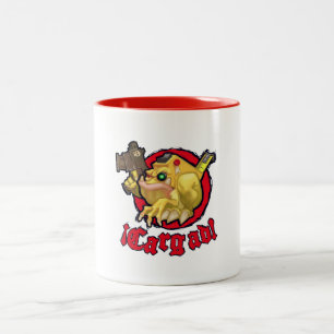 Jarra Metrín "futuro gótico" Two-Tone Coffee Mug