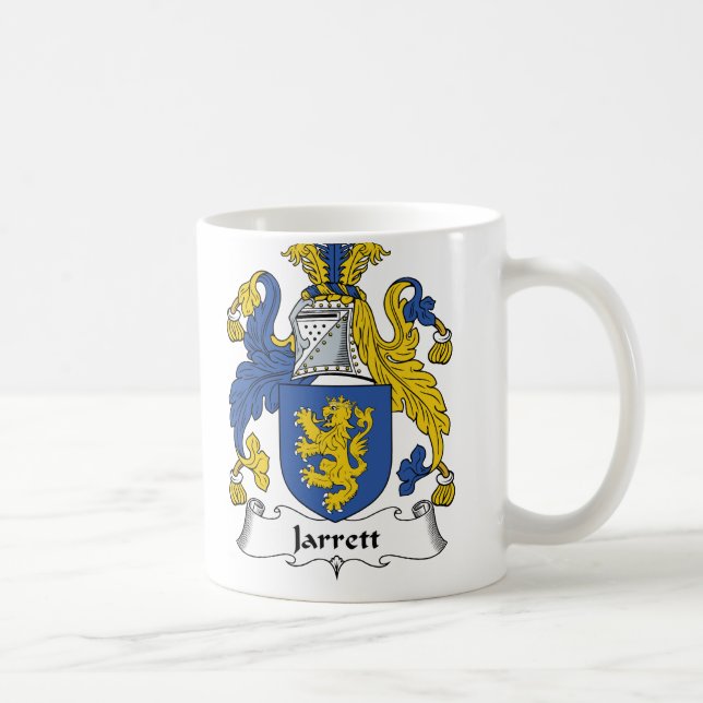 Jarrett Family Crest Coffee Mug (Right)