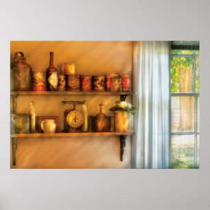 Jars - Kitchen Shelves Poster