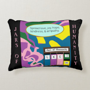 Jars of Humanity Decorative Cushion