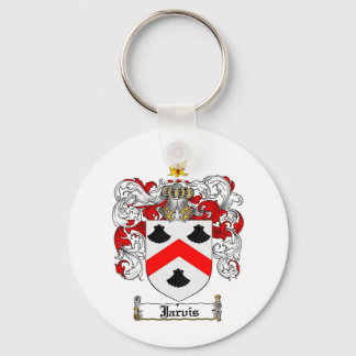 JARVIS FAMILY CREST -  JARVIS COAT OF ARMS KEY RING
