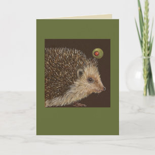 Jarvis the hedgehog card