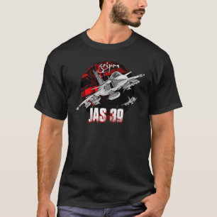 JAS-39 Gripen Swedish Air Force Fighterjet T-Shirt