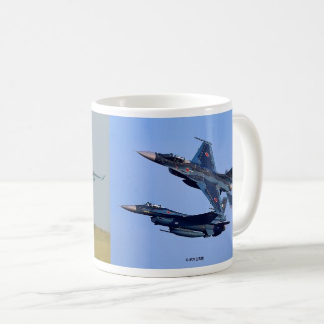 JASDF Mitsubishi F-2 Coffee Mug (Front Right)