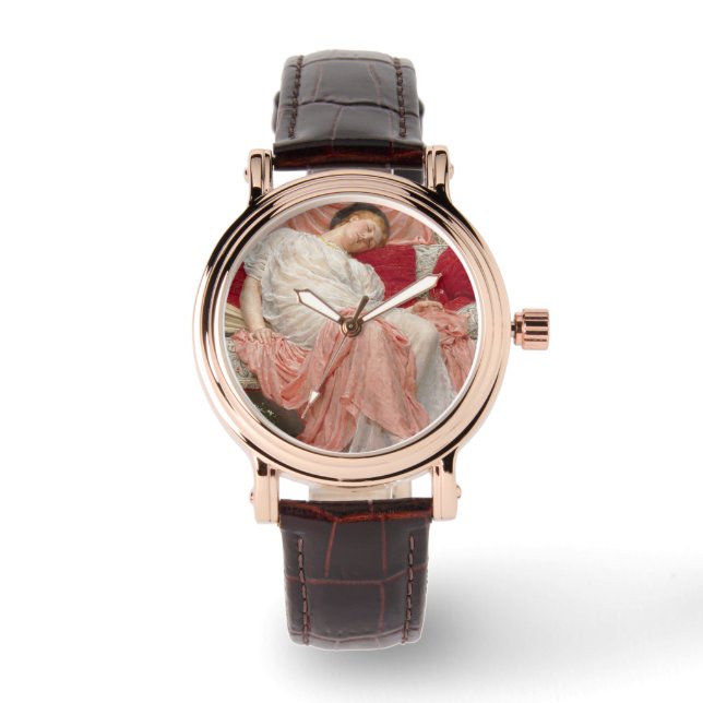 Jasmine (Beautiful Young Sleeping Woman) Watch (Front)