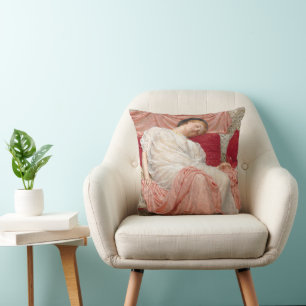 Jasmine by Albert Joseph Moore, Victorian Fine Art Cushion